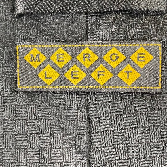 Virginia Tech Neck Tie | Black | Silk | 59.5 in | Merge Left | Preppy College - Picture 2 of 6